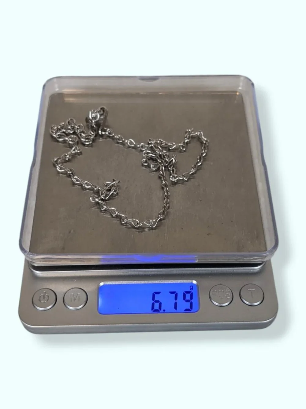 D'Orlan Silver Tone Chain Necklace - Picture 5 of 5